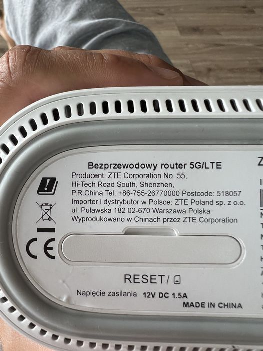 ZTE MC801A router na SIM 4G LTE 5G WiFi T-Mobile
