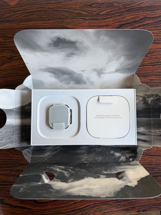 Apple Watch Ultra 3 Titanio Natural - Bracelete Loop Alpine Azul (M)