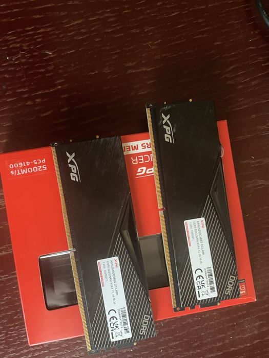 озу DDR5 Adata xpg lancer 16 gb (2 x 8gb) 5200mts
