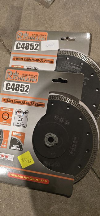 Tarcza diamentowa do płytek 180x1.9x25.40 richmann