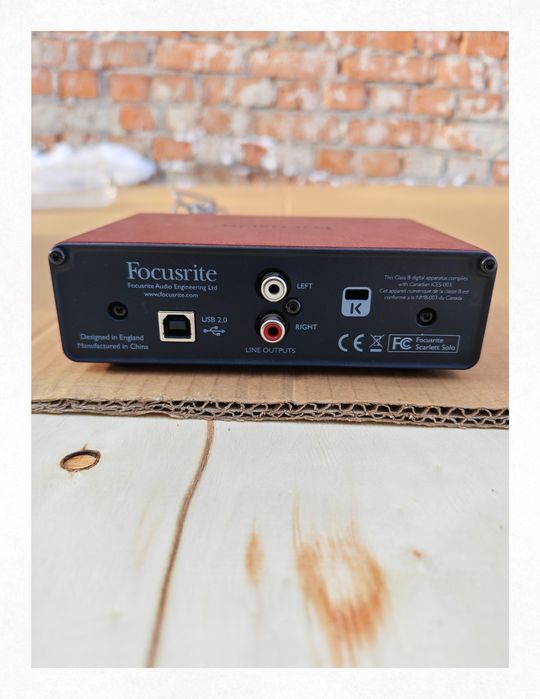 USB звукова карта Focusrite Scarlett Solo Studio USB 2-го покоління
