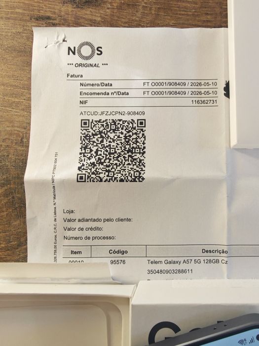 Samsung A57 5G 8GB/128GB Dual Sim Cinzento   Seminovo(5 dias de uso) C/Garantia Aceito Retomas