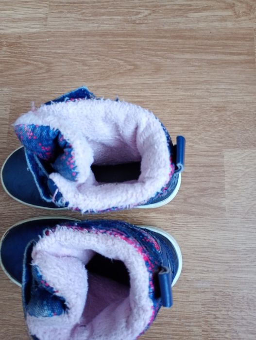 Buty śniegowce dziewczece
