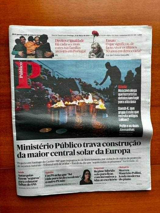Jornal Público: 24 de Março de 2024