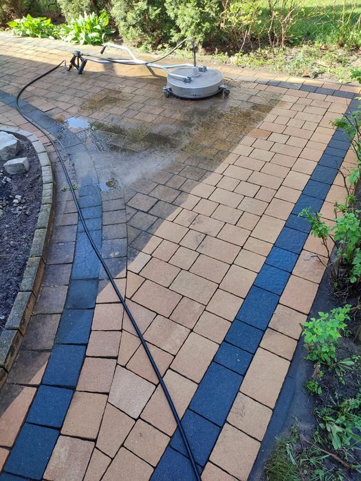 Mycie, czyszczenie kostki brukowej!!