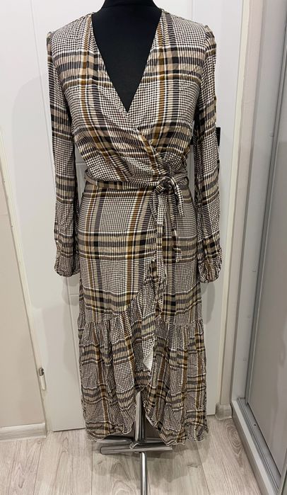 Dluga sukienka zakladana Le Collet XS polska marka