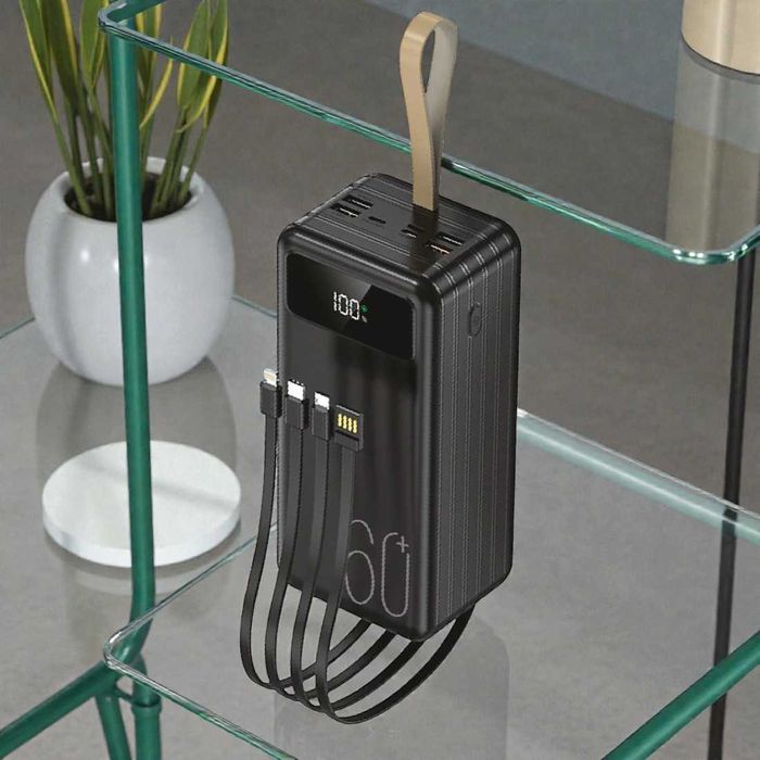 Павербанк Torima TRM 1060 60000 mAh новий швидка зарядка LED дисплей