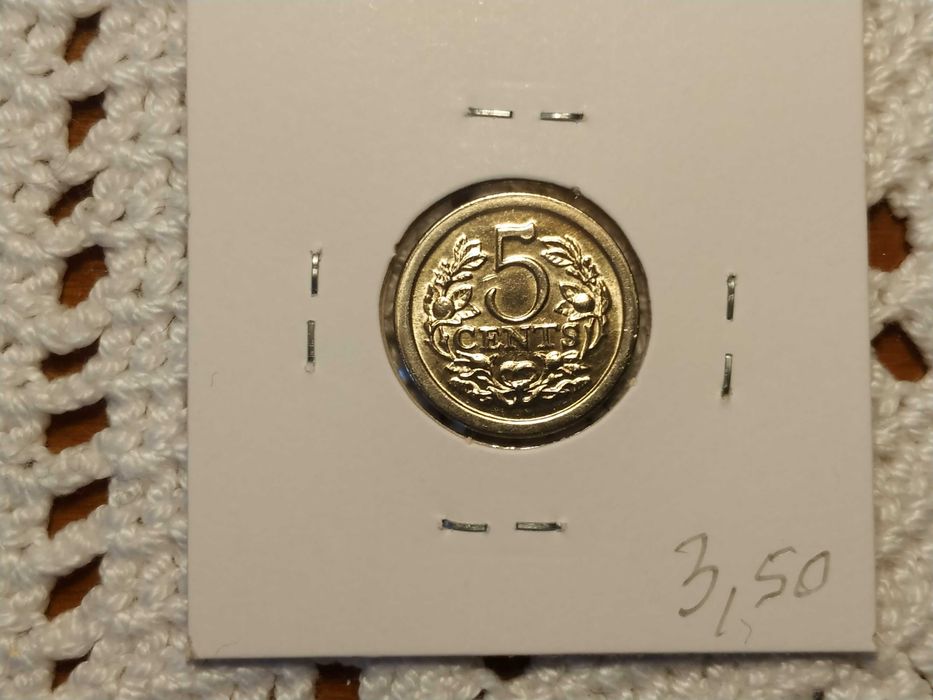 Holanda - moeda de 5 cêntimos de 1943 Prova numismática