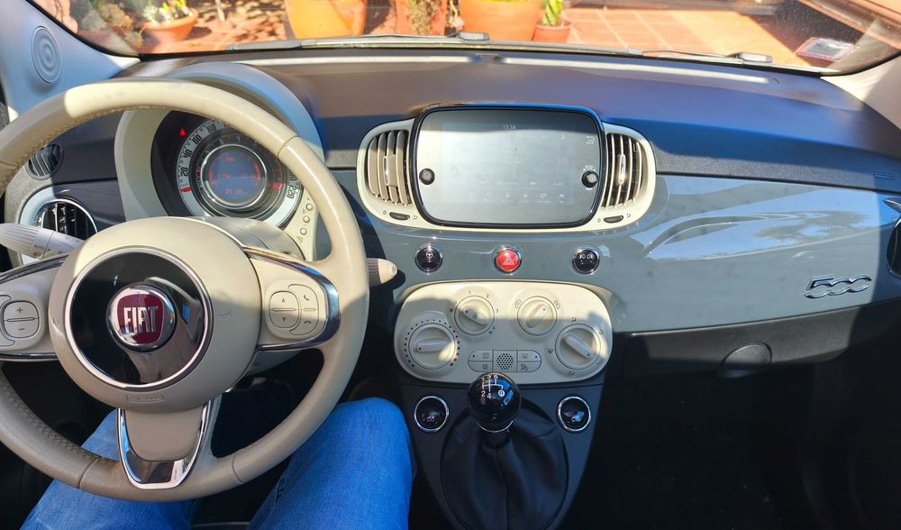 FIAT 500 1.2 com Teto Panorâmico