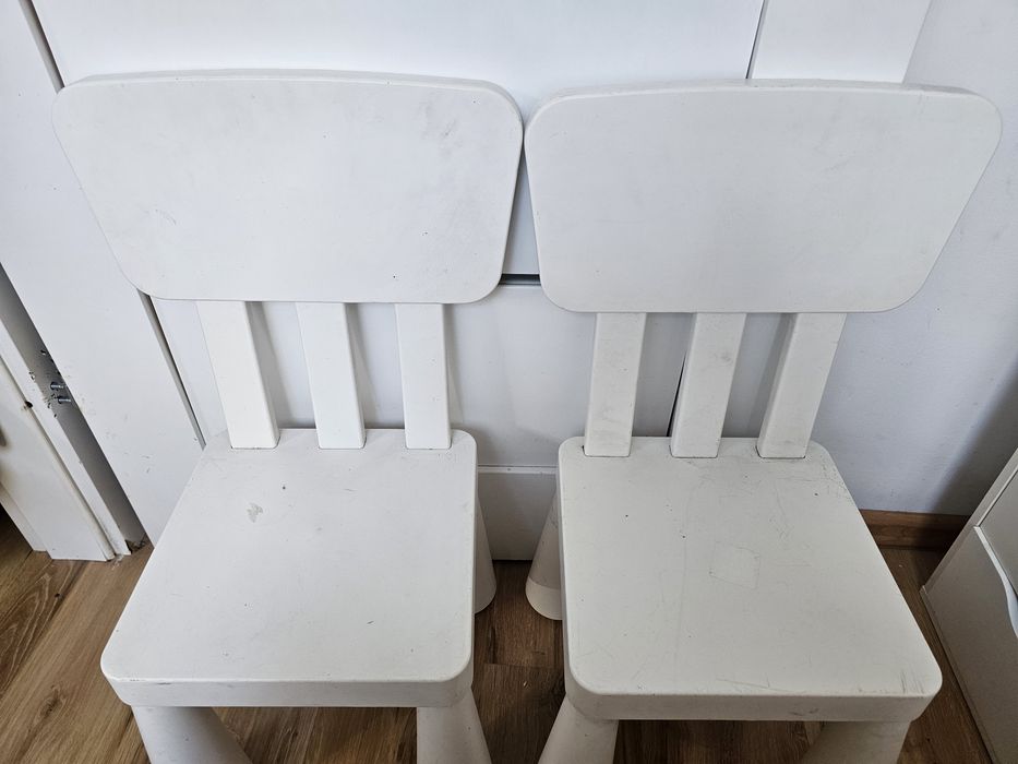 Stól Ikea Mamut krzesła komplet dla dzieci #Ikea #abra #Agata