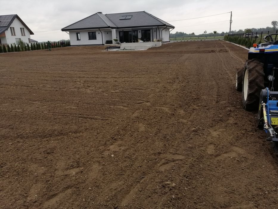 Przygotowanie Terenu pod trawnik, Glebogryzarką separacyjną