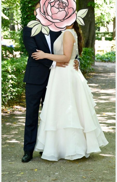 Sprzedam suknię ślubną rozmiar 40