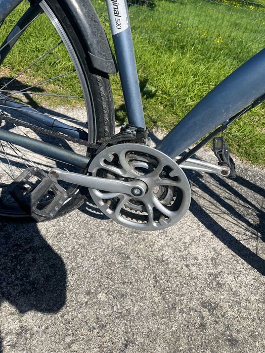 bicicleta citadina unisexo decathlon BERG 520