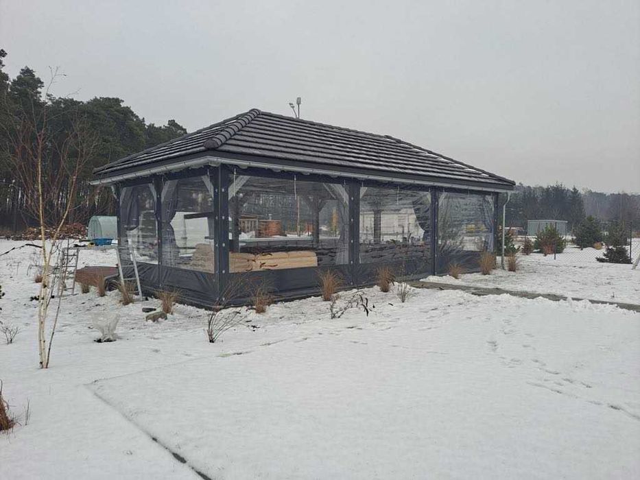 Osłona Zabudowa Tarasu Altanki Całoroczne Taras, Altana , Wiata
