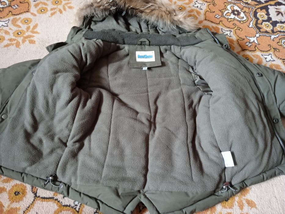 Зимний костюм комбинезон и куртка шапка рост 116