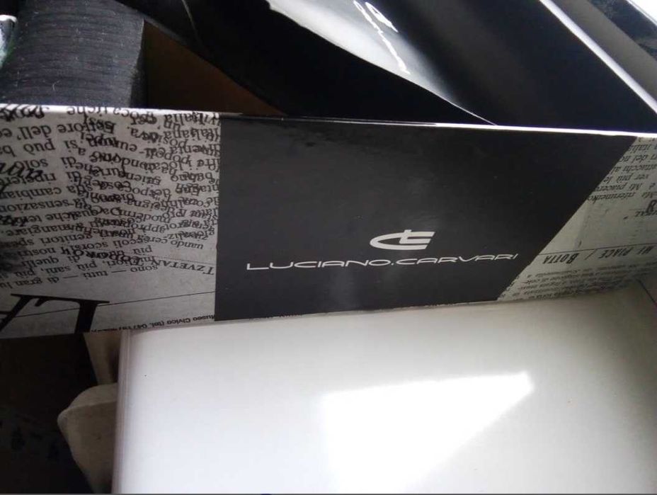 Высокие сапоги Luciano Carvari из натуральной кожи на цигейке, р. 39