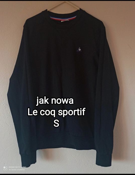 Roz. S Le coq sportif czarna bluza sportowa