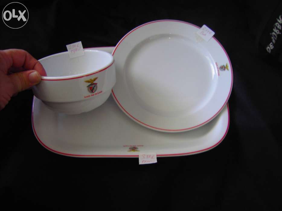 tigela sopa, travessa, prato snack-bar Benfica