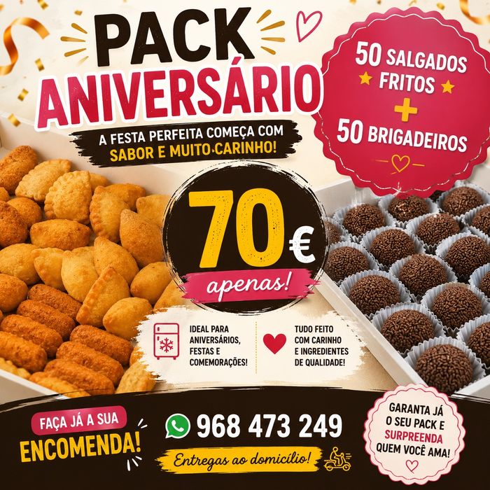 Salgados caseiros