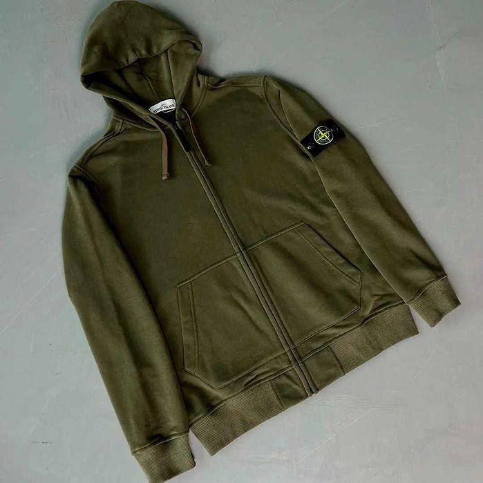 ‼️1 в 1‼️Кофта Зип-худи Stone Island. Зипка Стон Айленд. Якість ТОП