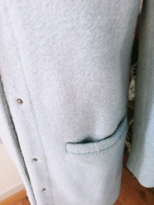 Kurtka blekit zatrzaski prosta 36 only