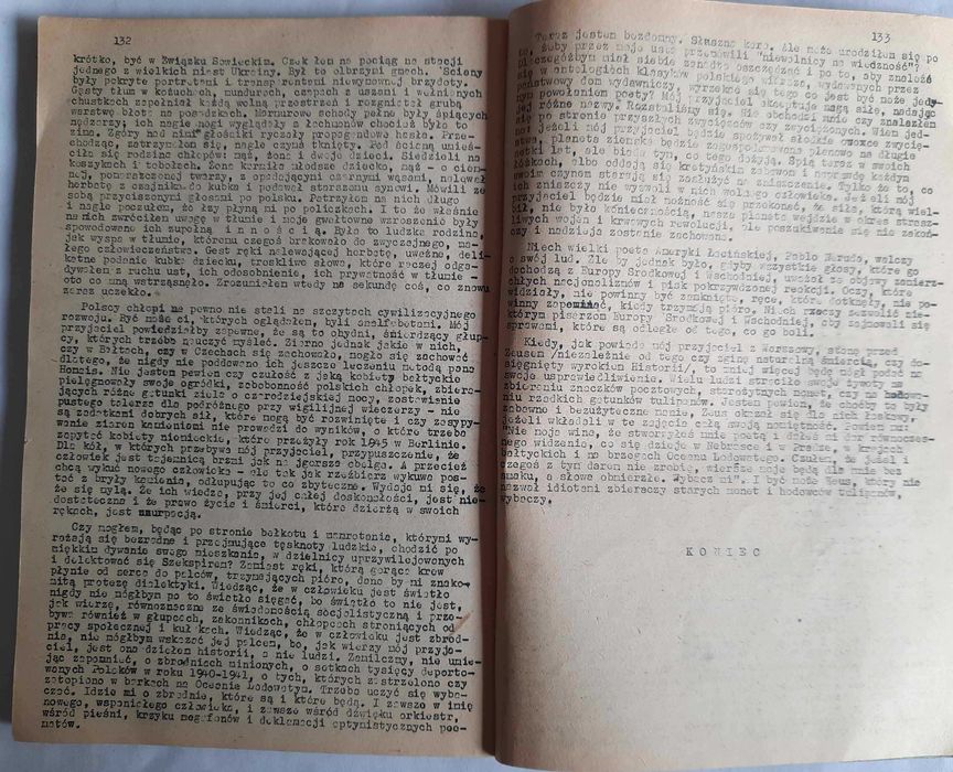 Miłosz Zniewolony Umysł Wydanie Podziemne Solidarność Maszynopis 1981 r. II Obieg