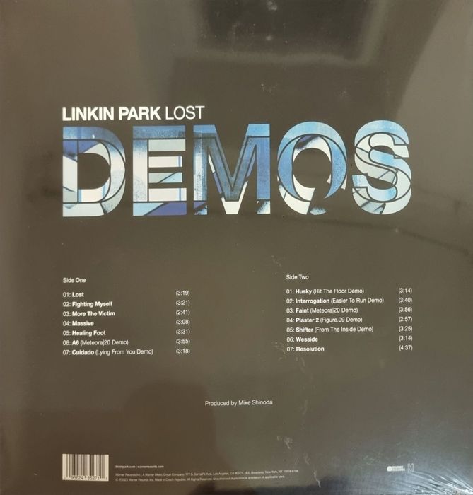 Linkin Park – Lost Demos Limited Edition Translucent Sea Blue Jay-Z /
