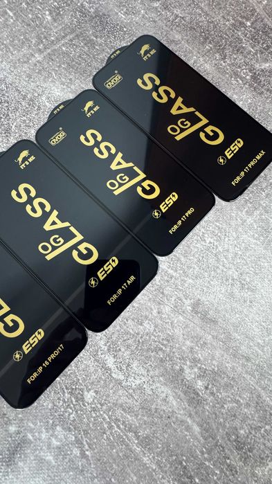 Захисне скло OG iPhone 17 16 15 Pro Max Айфон Защитное стекло Plus Air