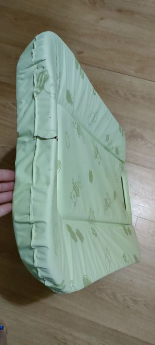 Muda-fraldas portátil + capa tecido turco