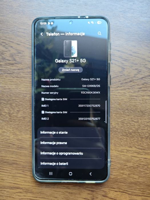 Samsung Galaxy S21 Plus 285 GB 8GB RAM