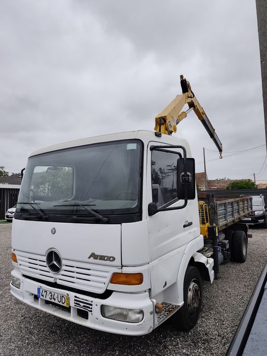 Camião Mercedes Benz 815 Atego Com Grua e Basculante