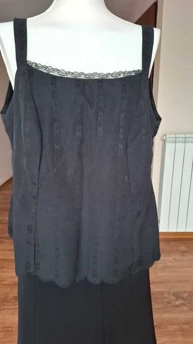 Top damski czarny