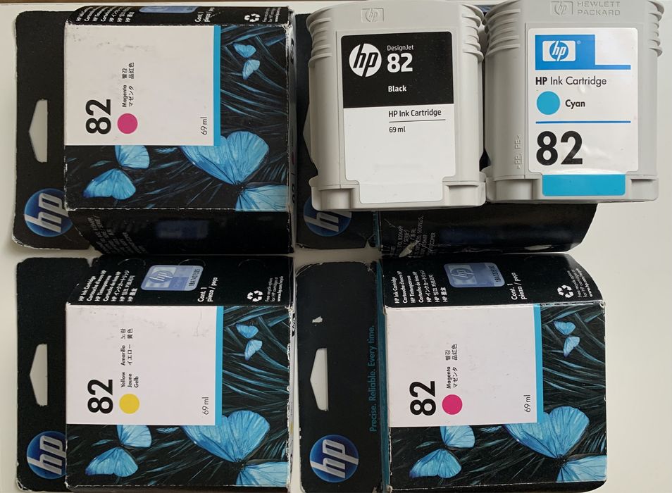 Картриджі HP 82 до принтерів HP + 2 у подарунок