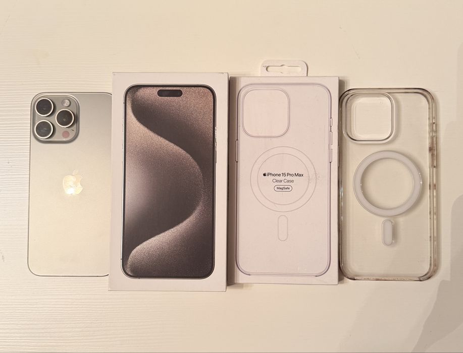 iPhone 15 Pro Max, 256 GB, Natural Titanium