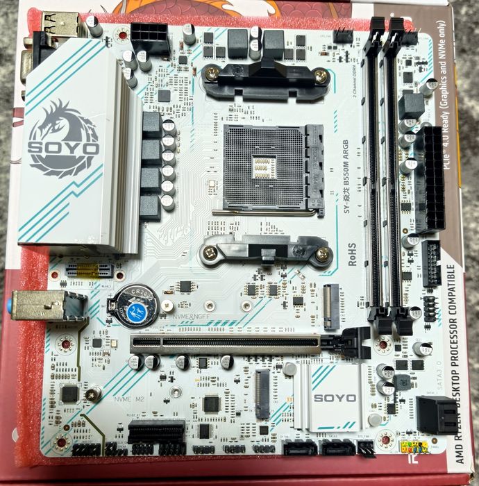 Нова Материнська плата Soyo B550M ARGB