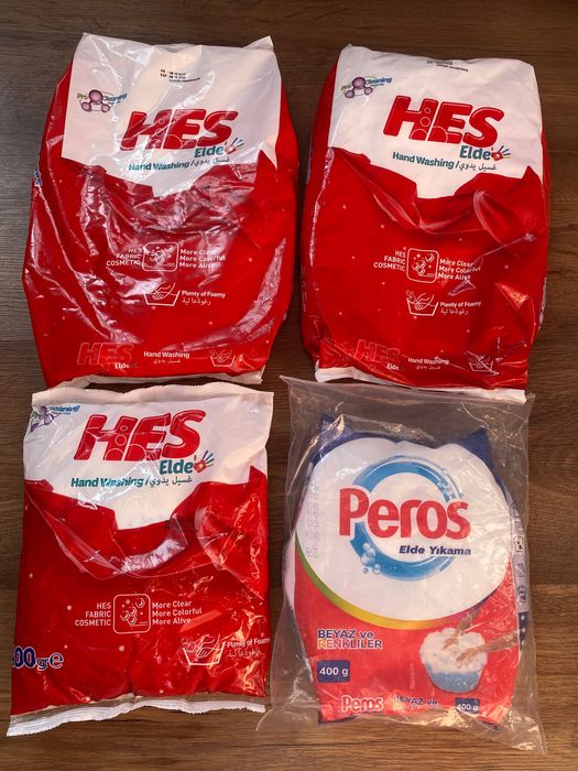 Порошок для ручной стирки Hes