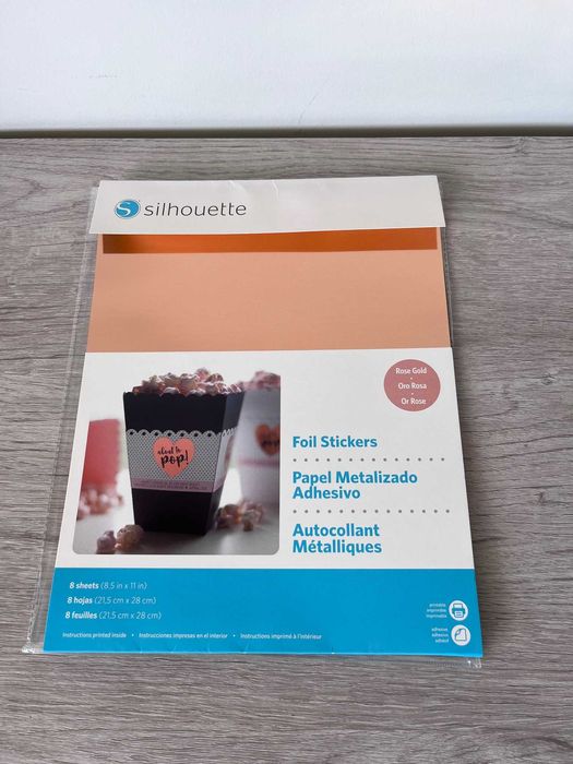 Adesivo metalizado Rose Gold Silhouette