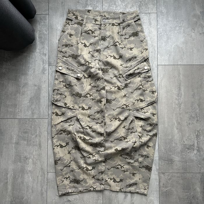 Широкі Джинси камуфляж y2k Jaded London sk8 Штани Baggy skater камо