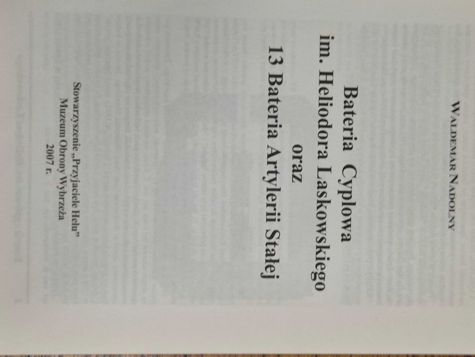 Bateria im. Heliodora Laskowskiego Zeszyt Helski 6