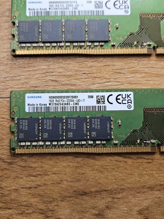 Samsung 32 gb 2 x 16 DDR4 3200 частота оперативная память гарантия