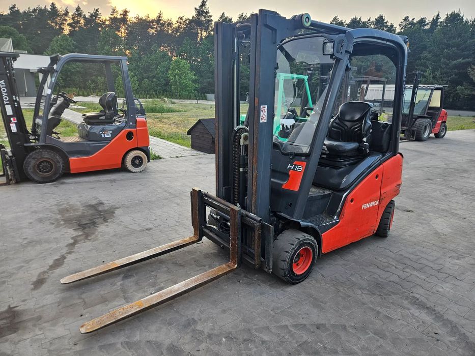 Linde H 18  Linde H18 Triplex 9200H WYNAJEM obrotnica pozycjoner Transport w cenie
