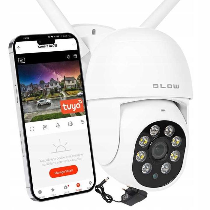 Kamera BLOW WiFi Tuya 4MP T-334 Obrotowa PTZ