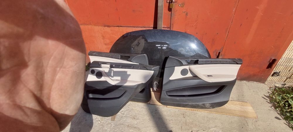 BMW x6 e71 карты дверные салон