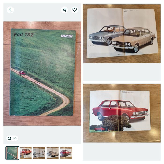 Prospekt reklamowy Fiat 132 DOSTAWA W CENIE