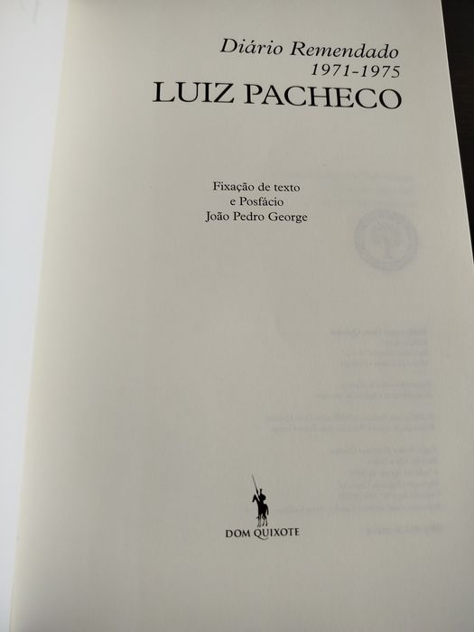 Diário remendado // Luíz Pacheco