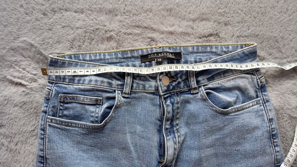 Spodnie jeansowe damskie 38