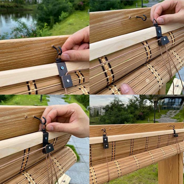 Nowa roleta / żaluzja / osłona / markiza / bambusowa/180x188cm !A2263!