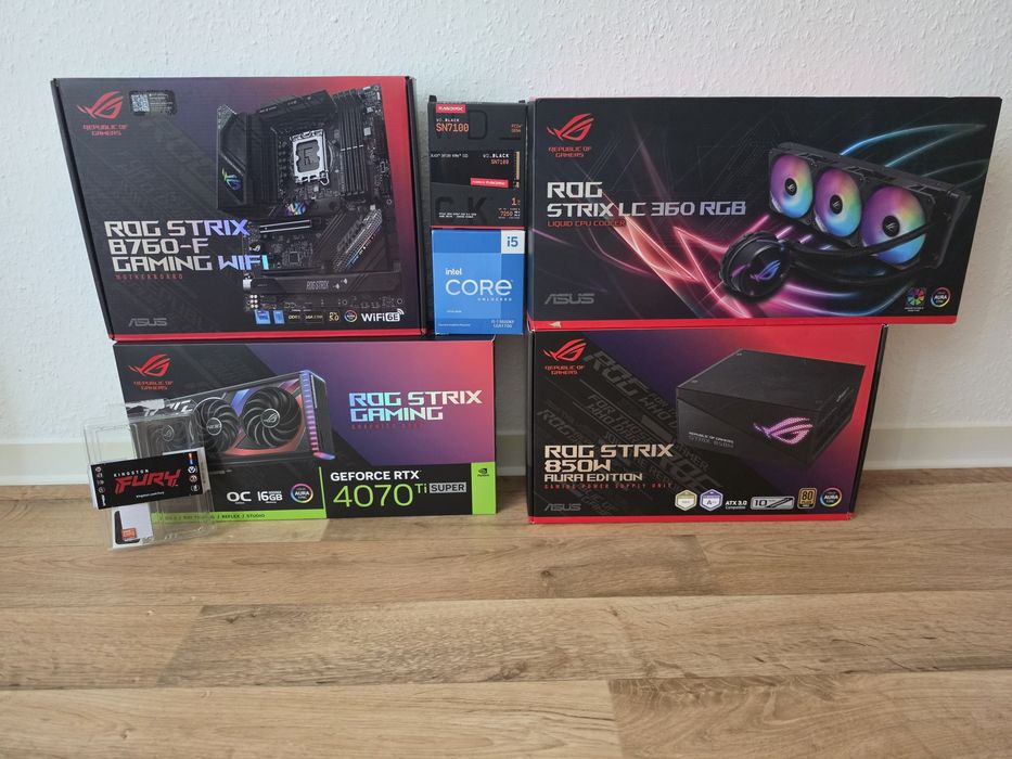 Komputer Asus Rog Strix Intel i5 13600KF RTX 4070TI Super