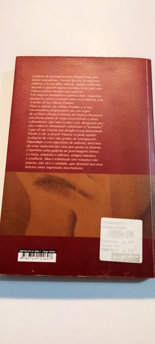 Livro  Chocolate-Joanne Harris ,