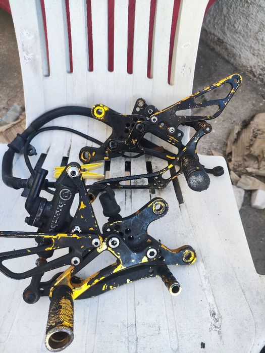 Pesseiras pousa pés em alumínio yamaha yzf r6